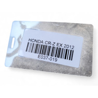 Honda CR-Z CRZ 11-16 A/C Pipe Line Receiver AC, 80341-SZT-G01, E037, OEM, 2011, 2012, 2013, 2014, 2015, 2016