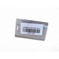 Honda CR-Z CRZ 11-16 Front Bumper Reinforcement Bar Beam, 71130-TM8-A00ZZ, E037, OEM, 2011, 2012, 2013, 2014, 2015, 2016