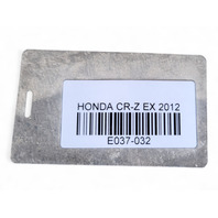 Honda CR-Z CRZ 11-16 Muffler Exhaust Pipe Tail Baffle, 18307-SZT-J02, E037, OEM, 2011, 2012, 2013, 2014, 2015, 2016