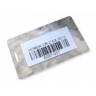Honda CR-Z CRZ 11-15 Master Brake Cylinder 46100-SZT-G02, E037, OEM, 2011, 2012, 2013, 2014, 2015