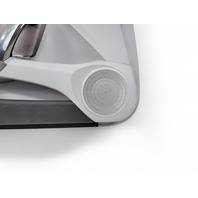 Honda CR-Z CRZ 11-12 Front Door Panel Lining Left/Passenger Black/Gray, 83550-SZT-A12ZA, E037, OEM, 2011, 2012