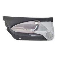 Honda CR-Z CRZ 11-12 Front Door Panel Lining Left/Passenger Black/Gray, 83550-SZT-A12ZA, E037, OEM, 2011, 2012