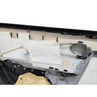 Honda CR-Z CRZ 11-12 Front Door Panel Lining Right/Passenger Black/Gray 83500-SZT-A12ZA, E037, OEM, 2011, 2012