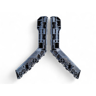 Honda CR-Z CRZ 11-15 Rear Bumper Bracket Beam Left/Right, 71598-SZT-G01, E037, OEM, 2011, 2012, 2013, 2014, 2015
