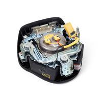 Honda CR-Z CRZ 11-16 Driver Air Wheel Bag Module Black, 77810-SZT-A40ZA, E037, OEM, 2011, 2012, 2013, 2014, 2015, 2016
