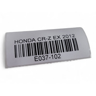 Honda CR-Z CRZ 11-16 Tail Light Lamp LED Right/Passenger 33500-SZT-A03, E037, OEM, 2011, 2012, 2013, 2014, 2015,  2016