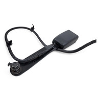 Honda CR-Z CRZ 11-16 Seat Seatbelt Buckle Front Left/Driver Black, 04816-SZT-A01ZA, E037, OEM, 2011, 2012, 2013, 2014, 2015, 2016