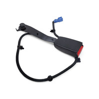 Honda CR-Z CRZ 11-16 Seat Seatbelt Buckle Front Left/Driver Black, 04816-SZT-A01ZA, E037, OEM, 2011, 2012, 2013, 2014, 2015, 2016
