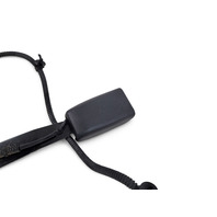 Honda CR-Z CRZ 11-16 Seat Seatbelt Buckle Front Left/Driver Black, 04816-SZT-A01ZA, E037, OEM, 2011, 2012, 2013, 2014, 2015, 2016