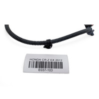 Honda CR-Z CRZ 11-16 Seat Seatbelt Buckle Front Left/Driver Black, 04816-SZT-A01ZA, E037, OEM, 2011, 2012, 2013, 2014, 2015, 2016