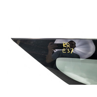 Honda CR-Z CRZ 11-16 Quarter Glass Window Right/Passenger, 73511-SZT-A01, E037, OEM, 2011, 2012, 2013, 2014, 2015, 2016