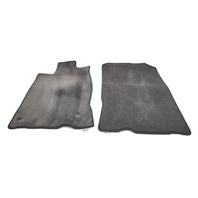 Honda CR-Z CRZ 11-12 Floor Mats 2 Piece Set Black, 83600-SZT-A01ZA, E037, OEM, 2011, 2012