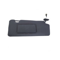 Nissan 370Z 09-20 Sun Shade Visor Left/Right Set Black 96401-1EJ0A, E038, OEM, 2009, 2010, 2011, 2012, 2013, 2014, 2015, 2016, 2017, 2018, 2019, 2020