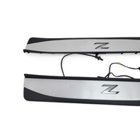 Nissan 370Z 09-20 Scuff Plate Rocker Left/Right Set, E038, OEM, 2009, 2010, 2011, 2012, 2013, 2014, 2015, 2016, 2017, 2018, 2019, 2020