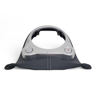 Nissan 370Z 09-20 Automatic Shifter Black/Silver Bezel Console Finish 96941-1EA0A, E038, OEM, 2009, 2010, 2011, 2012, 2013, 2014, 2015, 2016, 2017, 2018, 2019, 2020