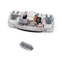 Nissan 370Z 12-20 Overhead Console Map Light Lamp Black 226430-1EA6A, E038, OEM, 2012, 2013, 2014, 2015, 2016, 2017, 2018, 2019, 2020