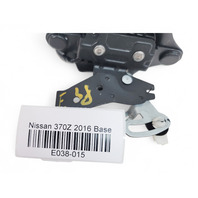 Nissan 370Z 09-20 Back Door Trunk Liftgate Latch Lock Control 90500-CF00A, E038, OEM, 2009, 2010, 2011, 2012, 2013, 2014, 2015, 2016, 2017, 2018, 2019, 2020