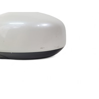 Nissan 370Z 09-19 Power Side View Mirror Left/Driver White 96302-1EA0A, E038, OEM, 2009, 2010, 2011, 2012, 2013, 2014, 2015, 2016, 2017, 2018, 2019