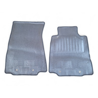 Nissan 370Z 09-17 Floor Mats 2 Piece Set Black 999E2-ZV000, E038, OEM, 2009, 2010, 2011, 2012, 2013, 2014, 2015, 2016, 2017