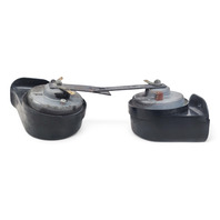 Nissan 370Z 09-20 High & Low Pitch Tone Horn Set Complete Assy. 25620-1EA0A, E038, OEM, 2009, 2010, 2011, 2012, 2013, 2014, 2015, 2016, 2017, 2018, 2019, 2020