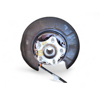 Nissan 370Z 10-20 Coupe Rear Right/Passenger Knuckle Spindle, 43018-JK00B, E038, OEM, 2010, 2011, 2012, 2013, 2014, 2015, 2016, 2017, 2018, 2019, 2020