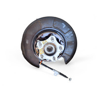 Nissan 370Z 10-20 Coupe Rear Right/Passenger Knuckle Spindle, 43018-JK00B, E038, OEM, 2010, 2011, 2012, 2013, 2014, 2015, 2016, 2017, 2018, 2019, 2020