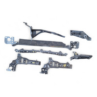 Nissan 370Z 09-20 Radiator Support Upper Tie Bar Bracket Set, 62550-1EA0A, E038, OEM, 2009, 2010, 2011, 2012, 2013, 2014, 2015, 2016, 2017, 2018, 2019, 2020