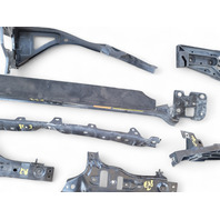 Nissan 370Z 09-20 Radiator Support Upper Tie Bar Bracket Set, 62550-1EA0A, E038, OEM, 2009, 2010, 2011, 2012, 2013, 2014, 2015, 2016, 2017, 2018, 2019, 2020