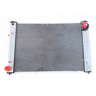 Nissan 370Z 09-20 Radiator Condenser Assembly. 21460-JK90B, E038, OEM, 2009, 2010, 2011, 2012, 2013, 2014, 2015, 2016, 2017, 2018, 2019, 2020