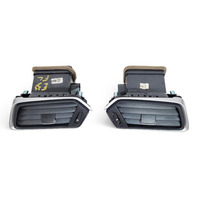 Honda Accord 18-22 A/C Air Vent Panel Left/Right Set (2) Black, 77630-TVA-A01ZA, 77620-TVA-A01ZA, E039, OEM, 2018, 2019, 2020, 2021, 2022