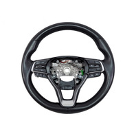 Honda Accord 18-22 Wheel W/ Paddle Shifters, Leather Deep/Black, 78501-TVA-A10ZA, E039, OEM, 2018, 2019, 2020, 2021 2022