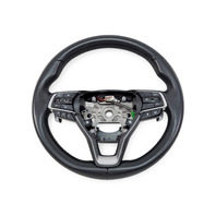 Honda Accord 18-22 Wheel W/ Paddle Shifters, Leather Deep/Black, 78501-TVA-A10ZA, E039, OEM, 2018, 2019, 2020, 2021 2022