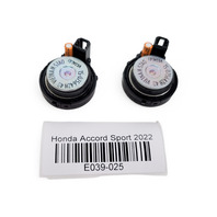 Honda Accord 18-22 Rear Tweeter Audio Speaker Left/Right Set, 39120-TBA-A91, E039, OEM, 2018, 2019, 2020, 2021, 2022