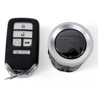 Honda Accord 18-22 Start Stop Ignition Switch w/Key Fob 35881-TMA-H01, E039, OEM, 2018, 2019, 2020, 2021, 2022