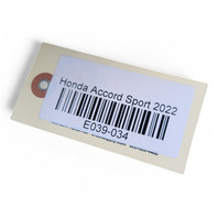 Honda Accord 18-22 Hybrid Radiator Reservoir Coolant Tank 19101-6A0-A00, E039, OEM, 2018, 2019, 2020, 2021, 2022