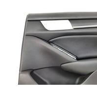 Honda Accord 18-22 Rear Door Panel Trim Right/Passenger, Black, 83700-TVA-A21ZA, E039, OEM, 2018, 2019, 2020, 2021, 2022