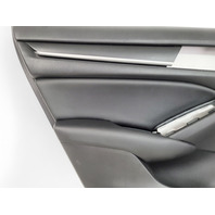 Honda Accord 19-22 Sedan Rear Door Panel Trim Left/Driver Black, 83750-TVA-A21ZA, E039, OEM, 2019, 2020, 2021, 2022