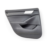 Honda Accord 19-22 Sedan Rear Door Panel Trim Left/Driver Black, 83750-TVA-A21ZA, E039, OEM, 2019, 2020, 2021, 2022
