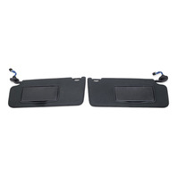 Honda Accord 18-22 Sun Visor Sunvisor Left/Right Set (2) Black, E039, OEM, 2018, 2019, 2020, 2021, 2022