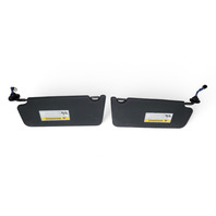 Honda Accord 18-22 Sun Visor Sunvisor Left/Right Set (2) Black, E039, OEM, 2018, 2019, 2020, 2021, 2022