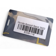 Honda Accord 18-22 Rocker Panel Molding Left/Driver Black, 71850-TVA-A11ZJ, E039, OEM, 2018, 2019, 2020, 2021, 2022