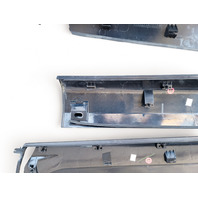 Honda Element 05-11 Roof Panel Molding Left/Driver Set of 3 Black Textured, E040, OEM, 2005, 2006, 2007, 2008, 2009, 2010, 2011