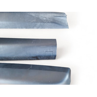 Honda Element 05-11 Roof Panel Molding Left/Driver Set of 3 Black Textured, E040, OEM, 2005, 2006, 2007, 2008, 2009, 2010, 2011