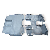 Honda Element 07-08 Interior Floor Rubber Mat Covering Front/Rear Black 83301-SCV-A21ZA, E040, OEM, 2007, 2008