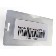 Honda Element 09 Rear Quarter Cladding Right/Passenger Silver Metallic 74410-SCV-A30ZC, E041, OEM, 2009