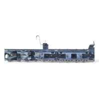 Honda Element 09-11 Rear Reinforcement Impact Bar W/Absprber, 71530-SCV-A50ZZ, E041, OEM, 2009, 2010, 2011