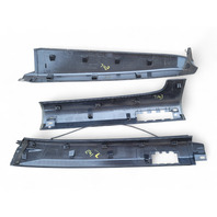 Honda Element 05-11 Roof Panel Molding Left/Driver Set of 3 Black Textured, E041, OEM, 2005, 2006, 2007, 2008, 2009, 2010, 2011