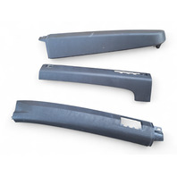 Honda Element 05-11 Roof Panel Molding Left/Driver Set of 3 Black Textured, E041, OEM, 2005, 2006, 2007, 2008, 2009, 2010, 2011