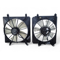 Honda Element 03-11 EX Radiator/Condenser Cooling Fan w/Motor Shroud Set, E041, OEM, 2003, 2004, 2005, 2006, 2007, 2008, 2009, 2010, 2011