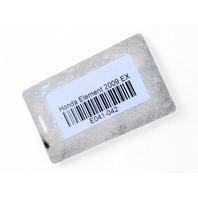 Honda Element 09-11 Rear Right Cladding Molding Flare Black, 74125-SCV-A50ZA, E041, OEM, 2009, 2010, 2011